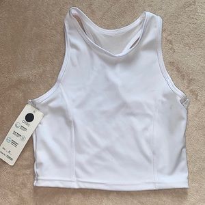 Racer back sweat wicking athlete tank